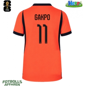 Nederländerna Cody Gakpo #11 Hemmatröja VM 2026 Kortärmad